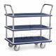 JUMBO 3TIER DOUBLE HANDLE TROLLEY L765*W485*H860 220KG HL130D