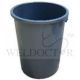 GREY PLASTIC WASTEPAPER BASKET 60LTR WBR60