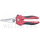 NUSHARP NO 985 HEAVY DUTY SHEAR WITH WIRE CUTTING NOTCH 8"