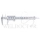 SHINWA STAINLESS STEEL CALIPER 4" 19518