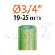 CLABER GARDEN HOSE COUPLING 3/4" - 8608 / 8609
