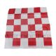 CHEQUERED FLAG-RED/WHITE