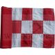 CHEQUERED FLAG SEWED TYPE-RED/WHITE