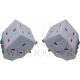 CK 3WAY 13A ADAPTOR W/OUT NEON CK8196+CK8198 TWIN PACK