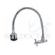 SHOWY CROSS Q-TURN WALL SINK TAP C/W 50CM FLEX SPOUT 2655NWC-F50