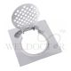 SHOWY SQUARE STAINLESS STEEL GRATING 6", 2361N