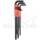 BONDHUS BALLPOINT WRENCH SET 9PC 16099 1.5-10MM (BLX9MXL) BLACK