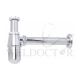 SHOWY CHROME PLATED LONG BODY BOTTLE TRAP 1 1/4" 2806