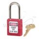 MASTERLOCK SAFETY LOCKOUT PADLOCK - 410RED