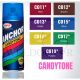 ANCHOR PREMIUM QUALITY SPRAY PAINT CANDY COLOURS 400ML