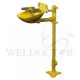 BRADLEY PEDESTAL-MOUNTED EYE-FACE WASH FIXTURE WITH PLASTIC BOWL S19214FW