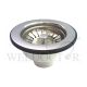 SHOWY 3-1/2" PLASTIC BASKET WASTE 8096