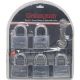 HG MAHOGANY PADLOCK 5-PC KEYALIKED