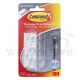 3M COMMAND CLEAR ROUND CORD CLIPS WITH STRIP 17017CLR