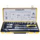 STANLEY 24PCS 1/2"DR. 12PT SOCKET METRIC, IN METAL BOX STMT74184