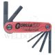 BONDHUS FOLD-UP HEX KEY SET -12592
