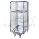 HORME® HD ROLLER CONTAINER 5RC17, 705W*830D*1650H, CAP:500KG