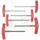 BONDHUS T-HANDLE HEX KEY #15248-6" HTX60M-6 2MM-6MM (6PCS) MADE IN USA