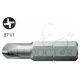 WERA TORQ-SET INSERT BIT 1/4"DR (METRIC)