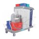 TTS TROLLEY BELLO SET (JANITORIAL TROLLEY)(L)128X(W)65X(H)110CM