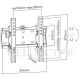 TITAN TV WALL MOUNT BRACKET(TILTING) 23"- 42"/30KG SGB230