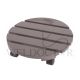 SL PINE WOOD ROUND PLANT TROLLEY (290 X 65MM)