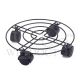 SL ROUND METAL PLANT TROLLEY 27CM SL-9249