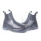 KING POWER KPR BLACK MID-CUT ELASTIC-SIDED PULL-UP SAFETY BOOT L-706