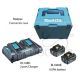 MAKITA 18V (2X6.0AH LI-ION+DC18RD) POWER SOURCE KIT 198081-7 MKP3PG182