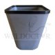 Square Trash Can With Pressure Ring (23 x 23 x 28CM)
