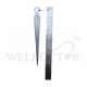 Stainless Steel Taper Gap & Hole Gauge (1-15MM) & Straight Ruler (150MM) Set