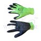 Nitrile Sandy Palm Anti-Cut Glove (Size: 10)(Cut Resistant Level: F)(Green)